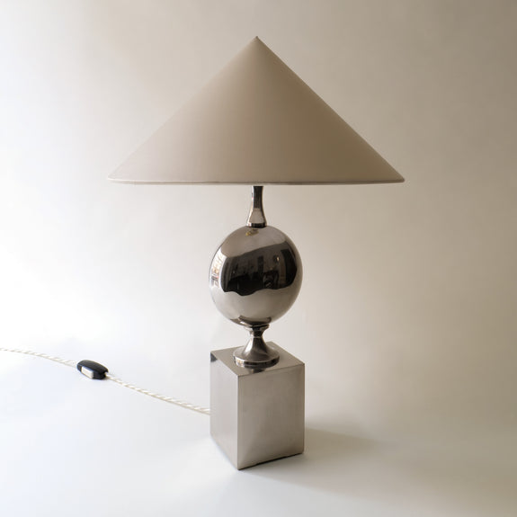 Barbier Chrome Table Lamp