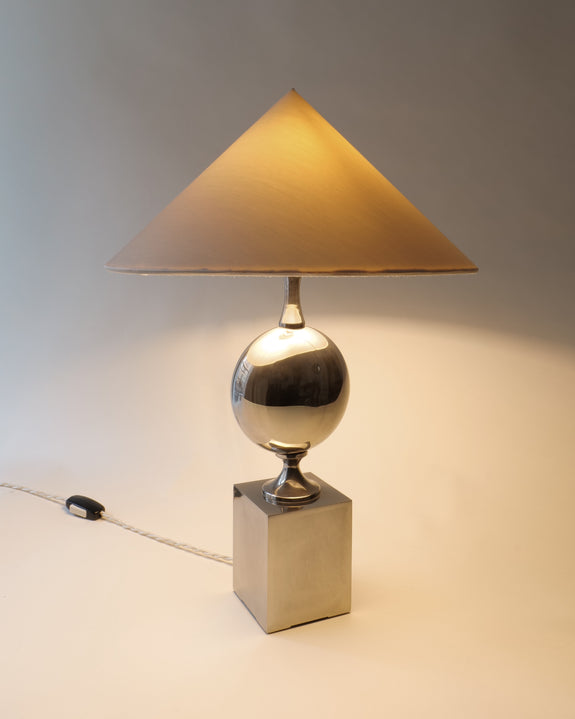 Barbier Chrome Table Lamp