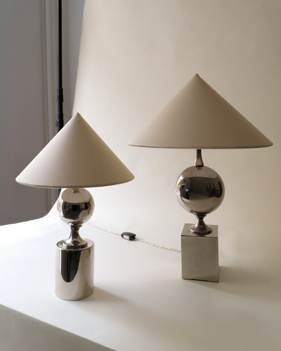 Barbier Chrome Table Lamp