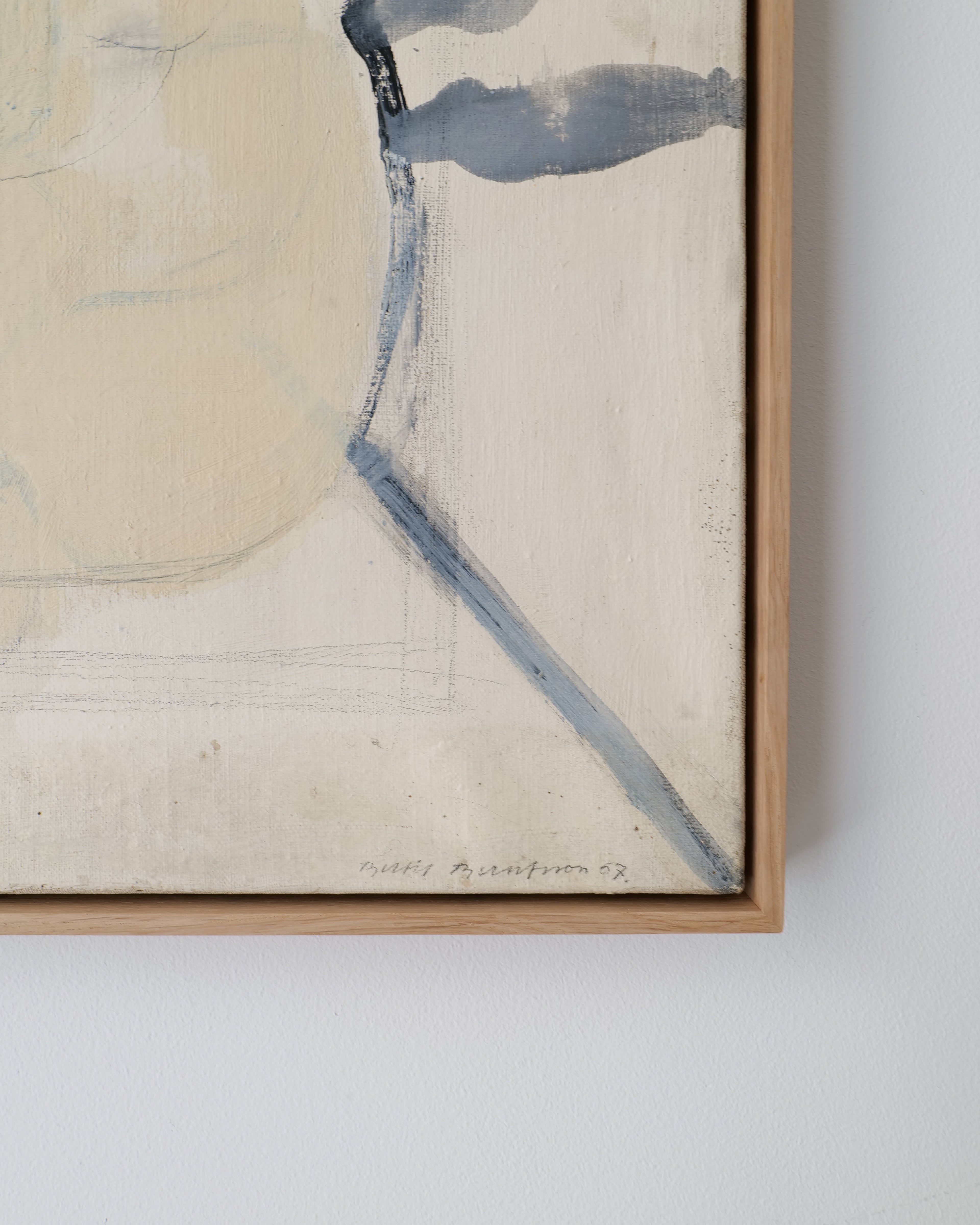 Bertil Berntsson Abstract Composition Painting 1957