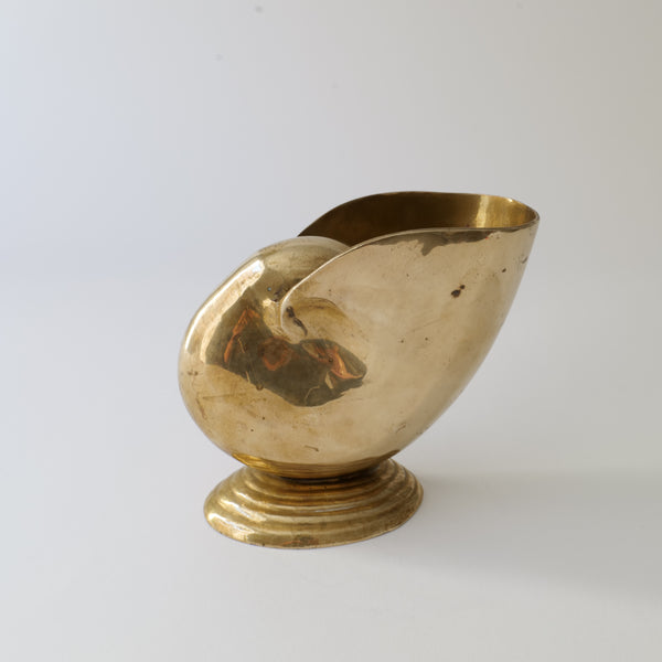 Brass Nautilus Vase