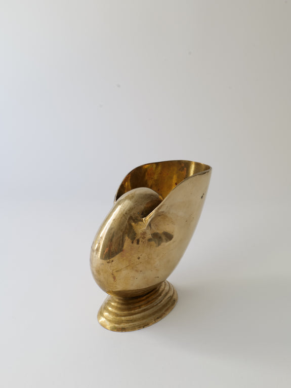 Brass Nautilus Vase