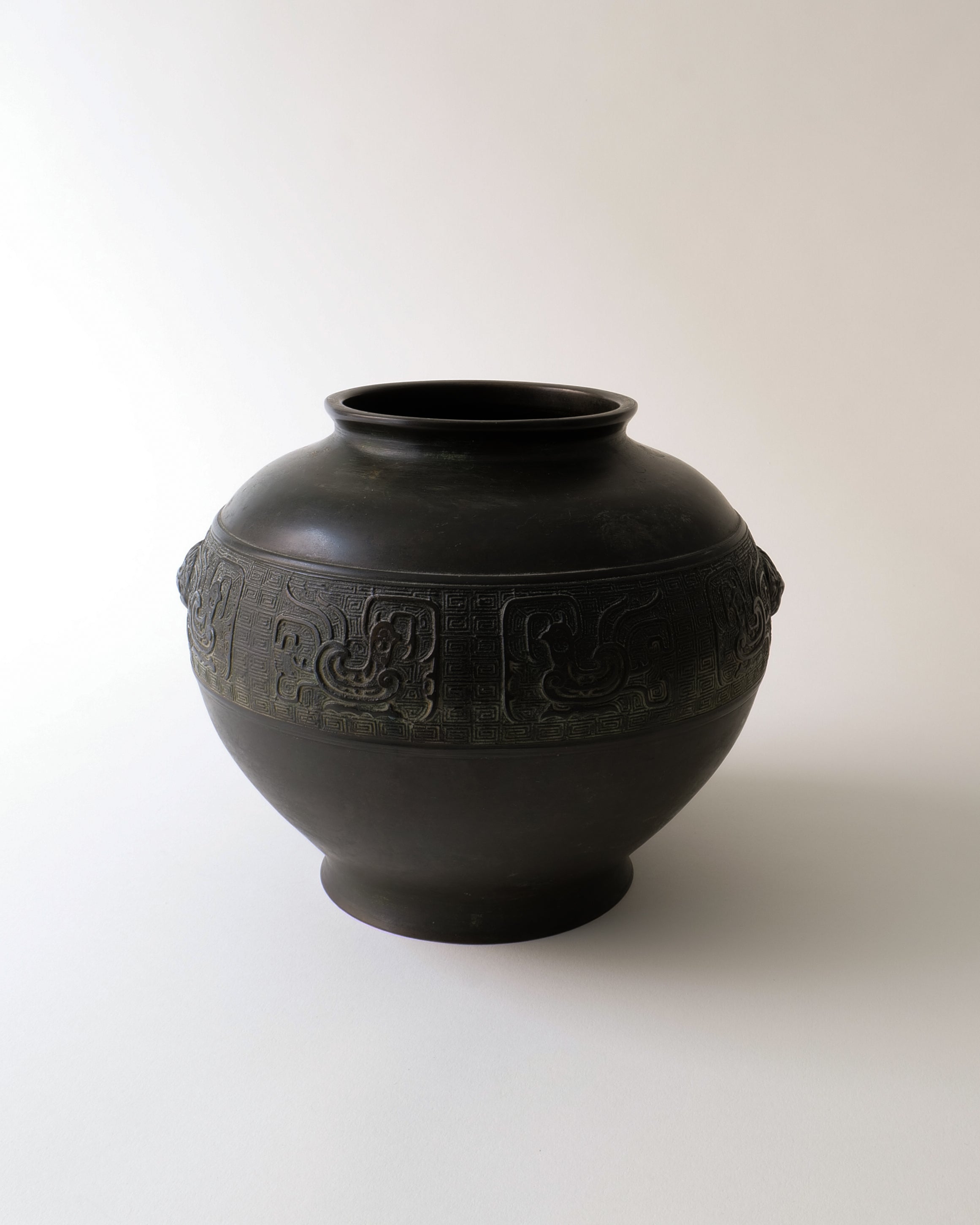 Bronze Ikebana Vase Japan