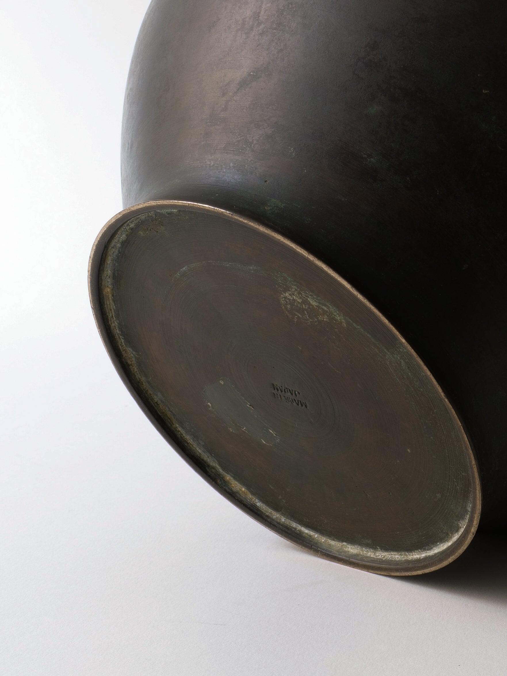 Bronze Ikebana Vase Japan