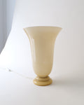 French Art Deco opaline glass table lamp, c.1920s–30s, full view