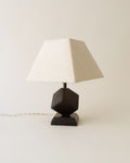 Geometric Wood Lamp France 1950s