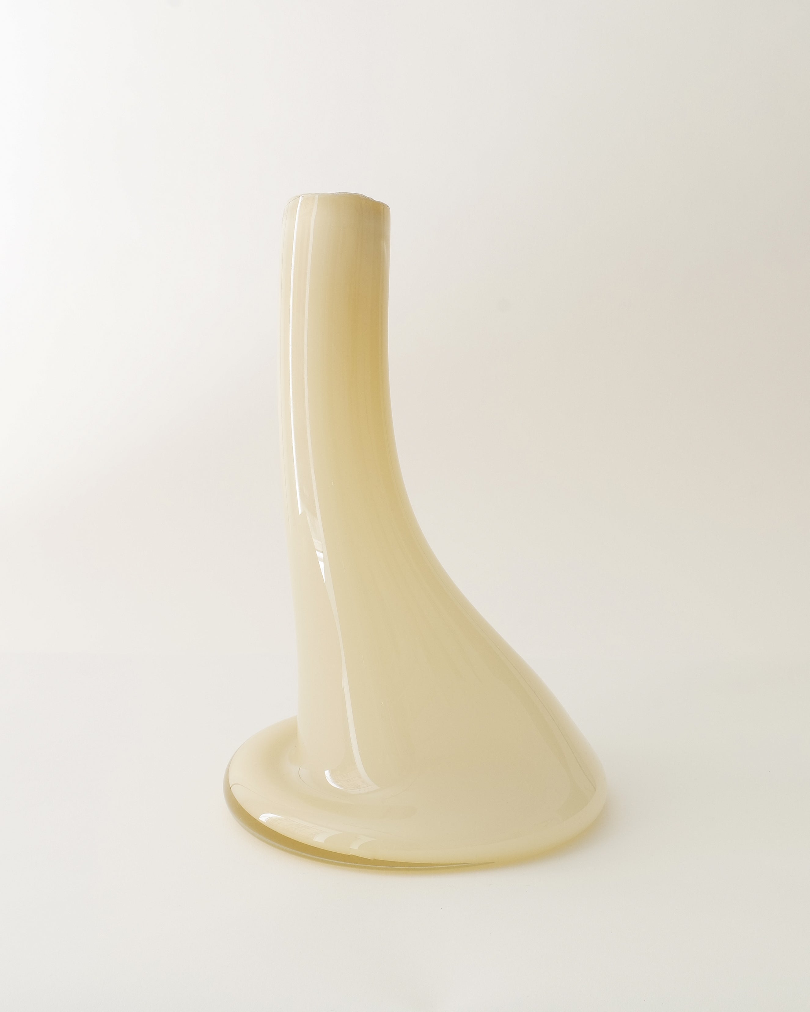 Vase 02, 2023, Jesper Sundberg Örtegren, neck and upper body detail, hand blown glass surface
