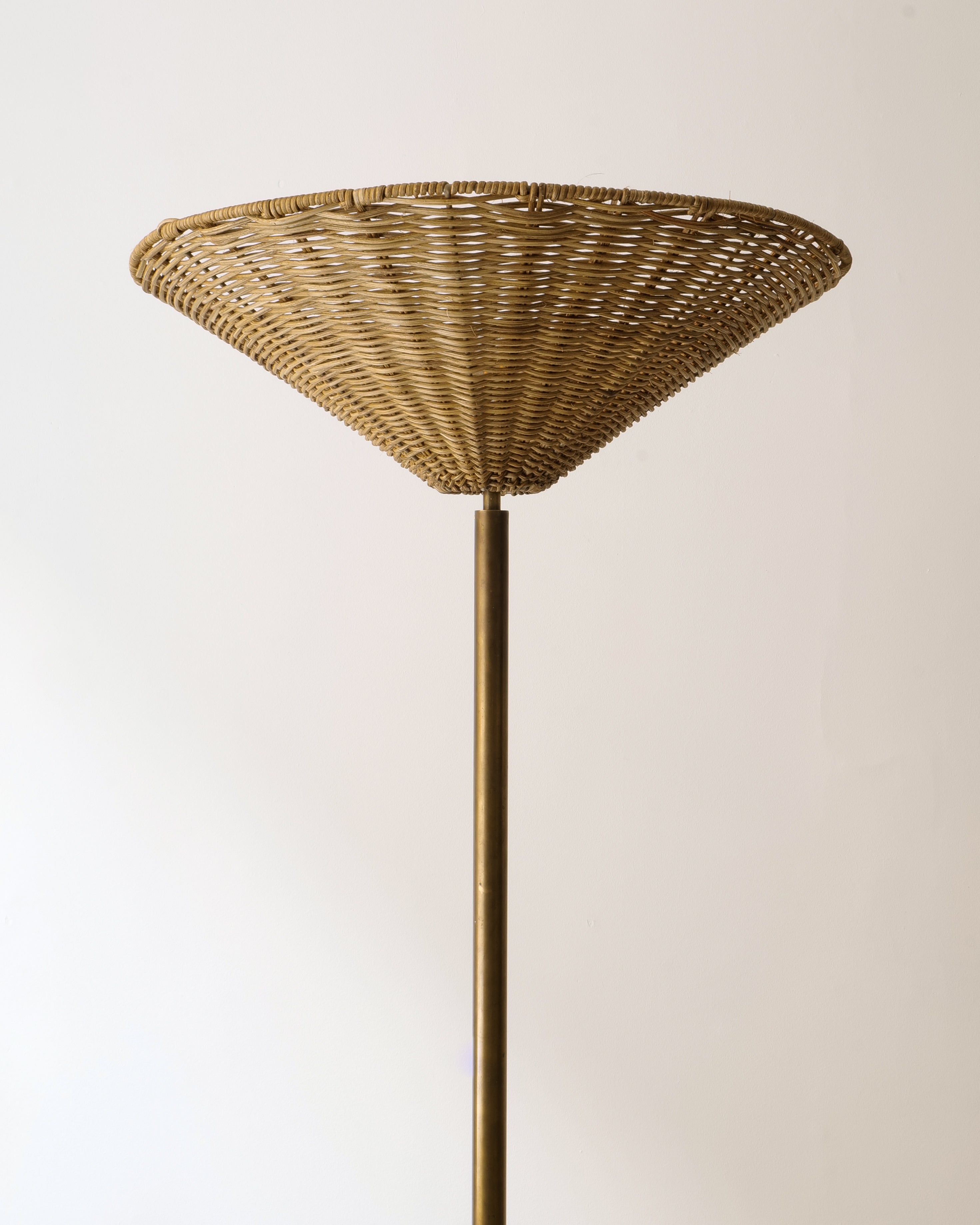 Harold Notini Böhlmarks floor lamp, shade and upper section detail