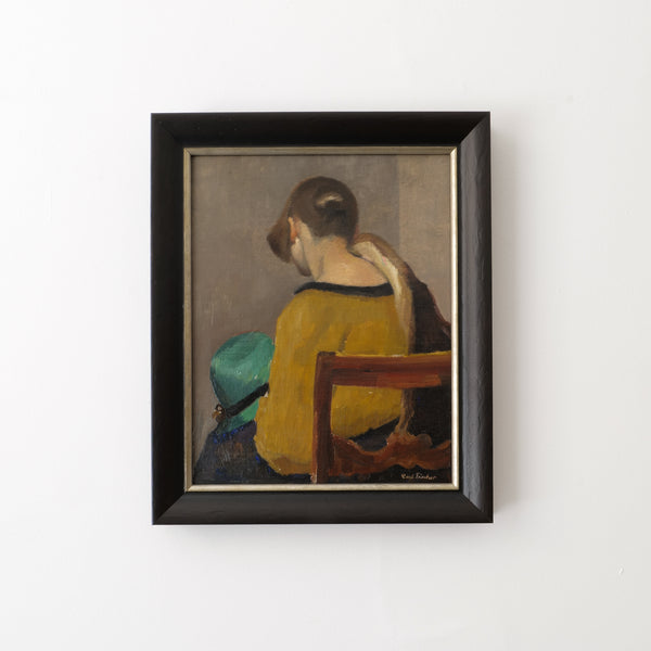 Interior Study Carl Fischer 1940s