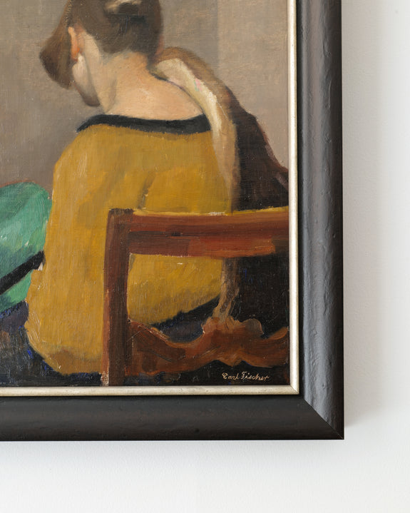 Interior Study Carl Fischer 1940s