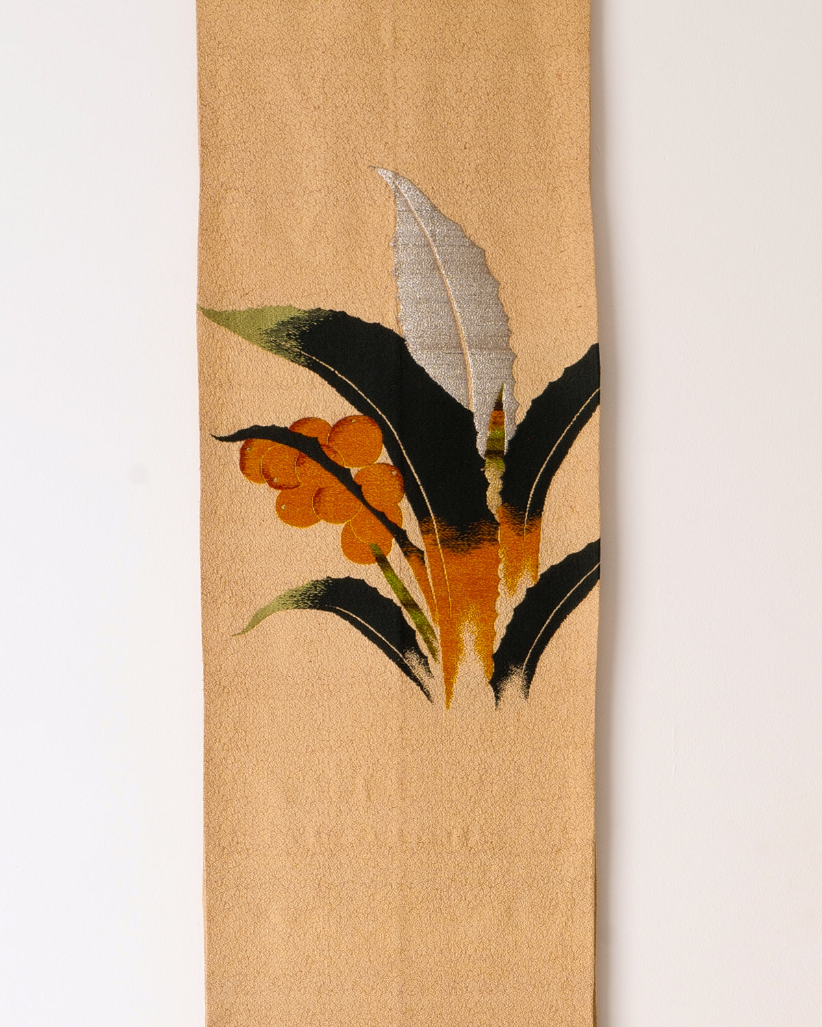 Japanese Embroidered Obi Wall Hanging