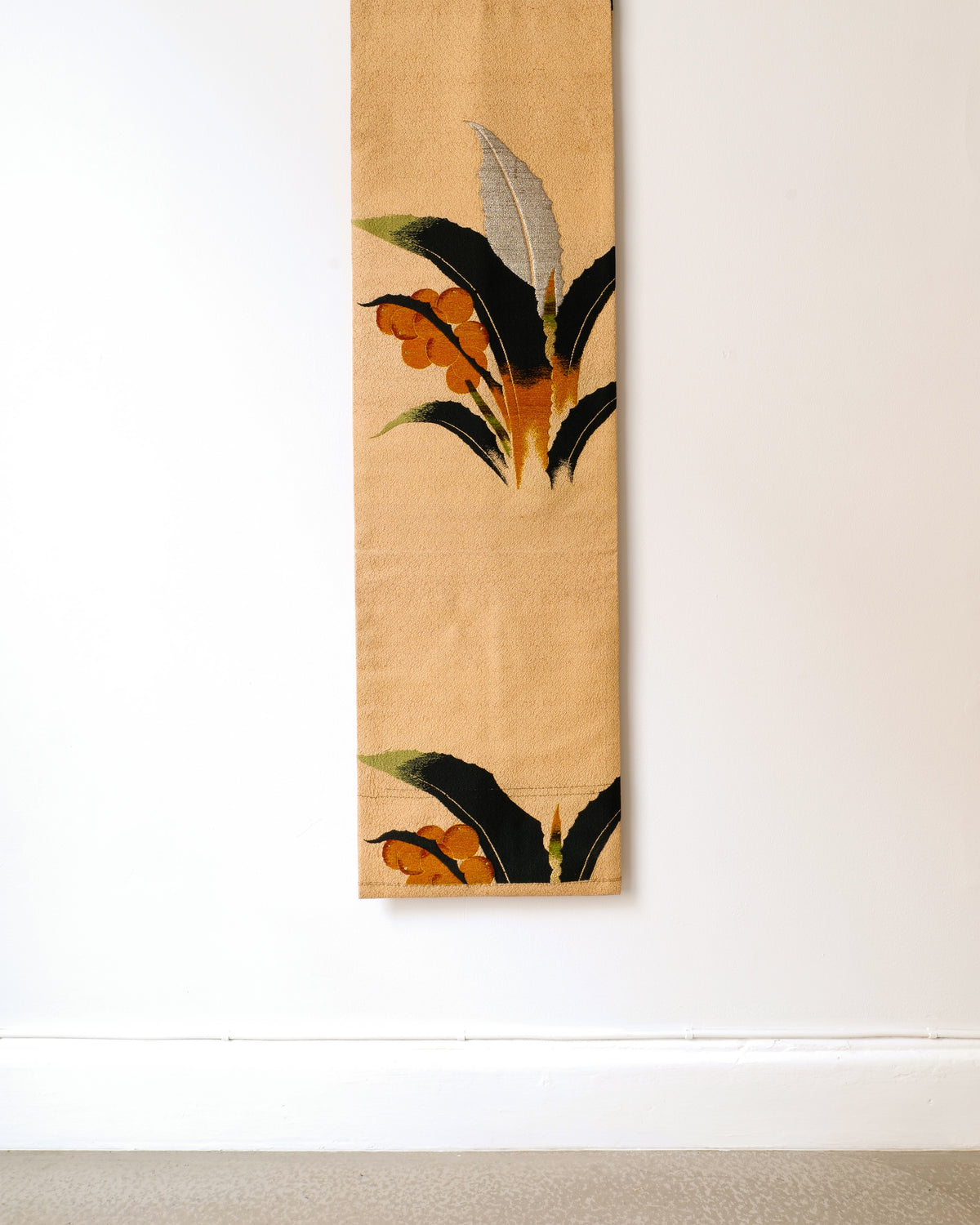 Japanese Embroidered Obi Wall Hanging