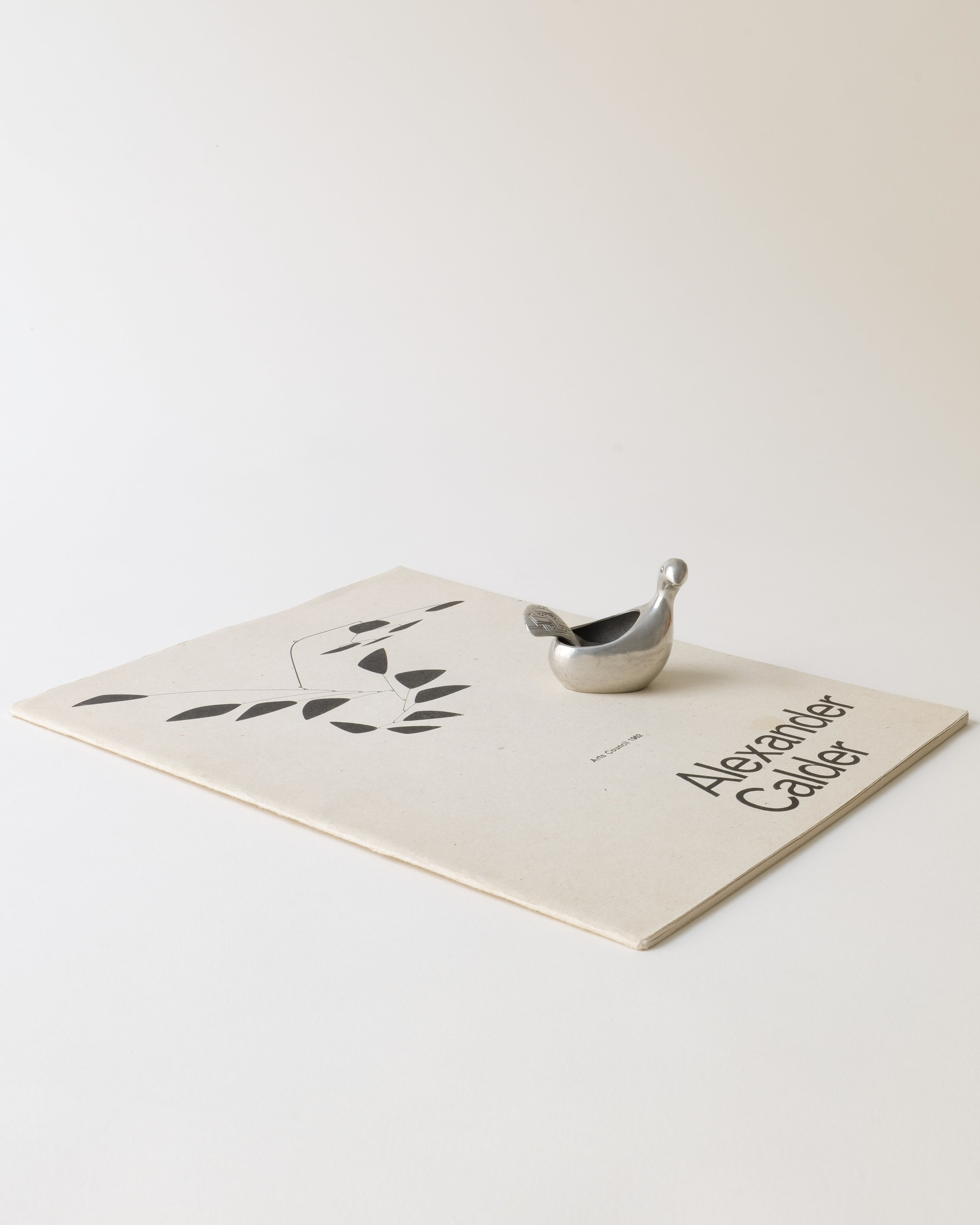 Lars Pirak Saltripa pewter salt cellar styled on a book, Kirun Tenn