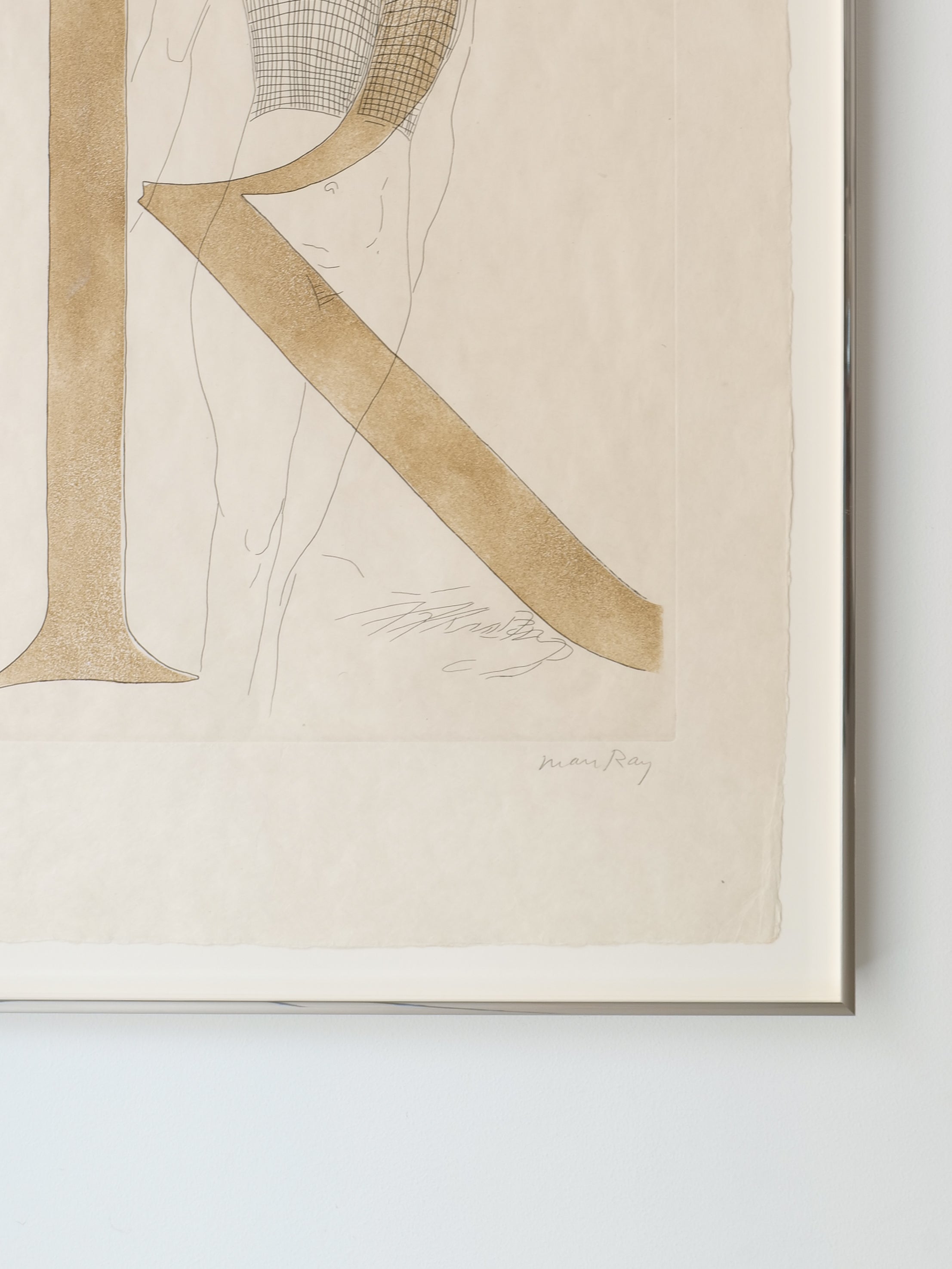 Man Ray Etching Renee 1970