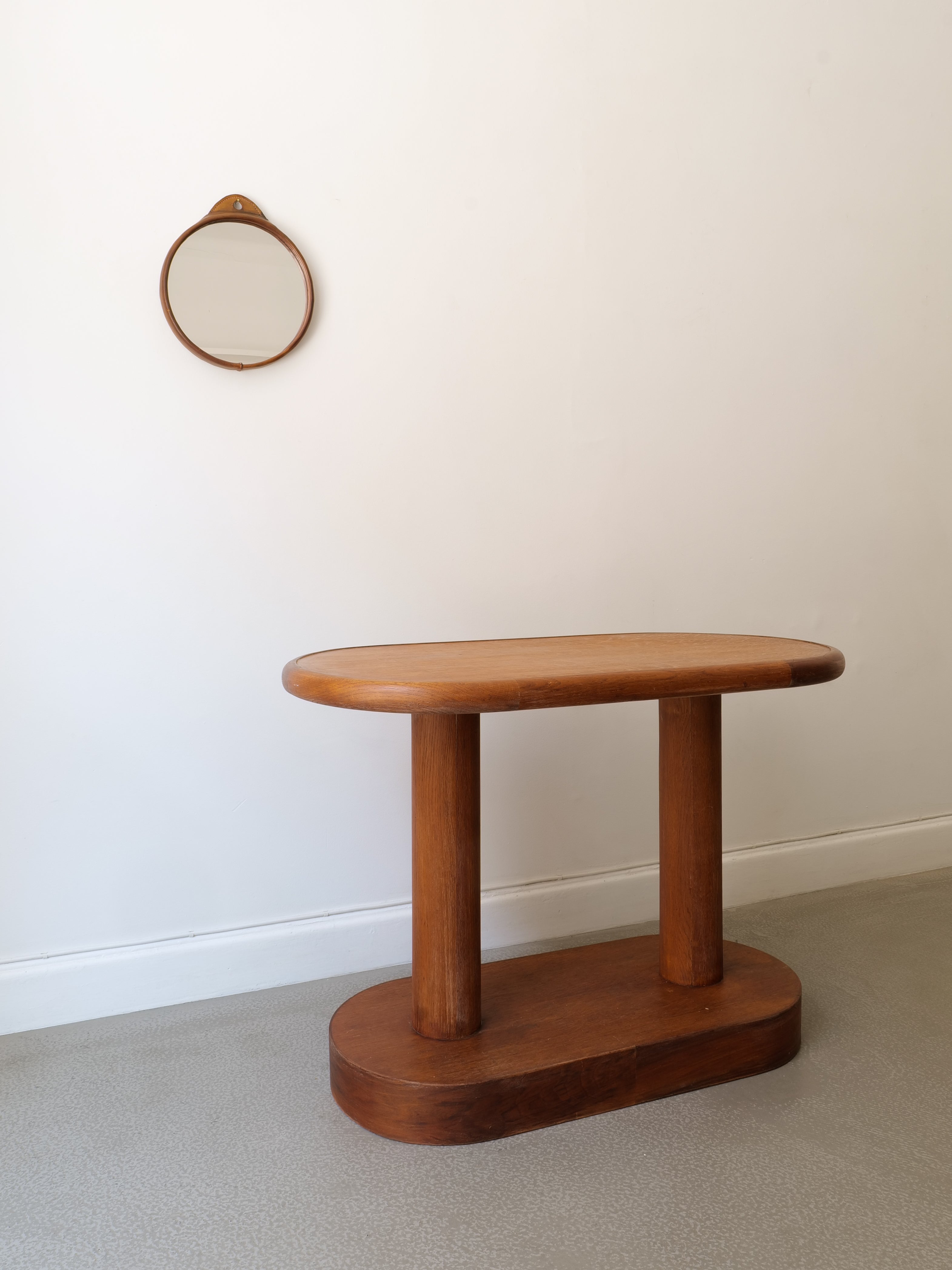 Modernist Oak Console Table 1930s