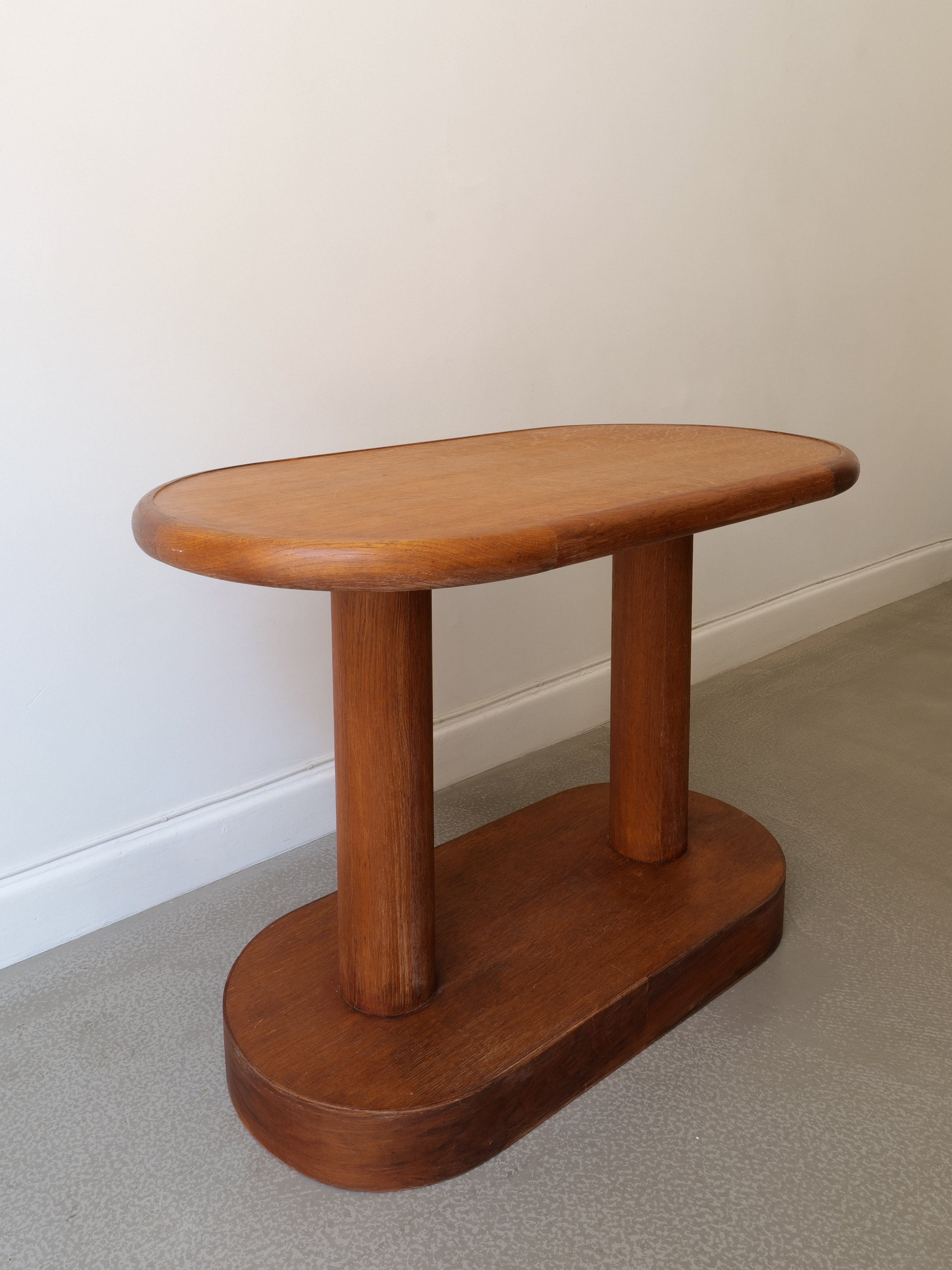 Modernist Oak Console Table 1930s