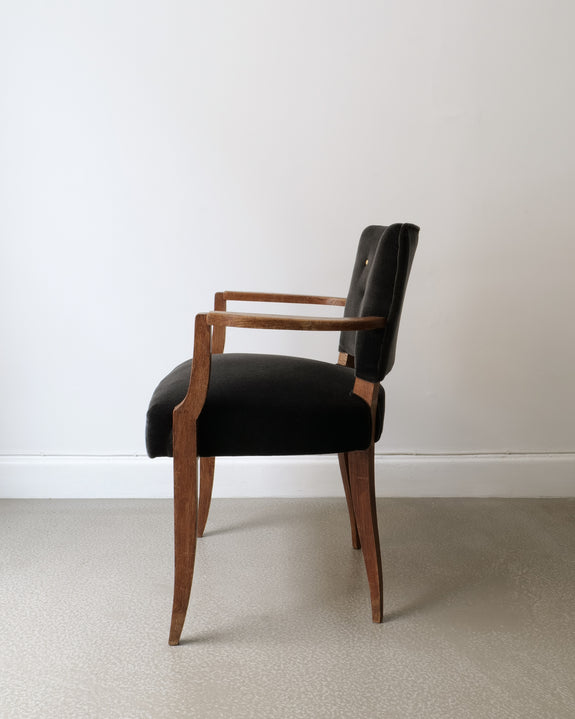 Pair of French Bridge Chairs 1930s