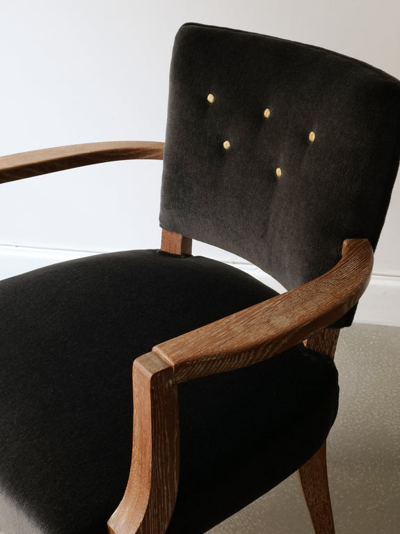 Pair of French Bridge Chairs 1930s