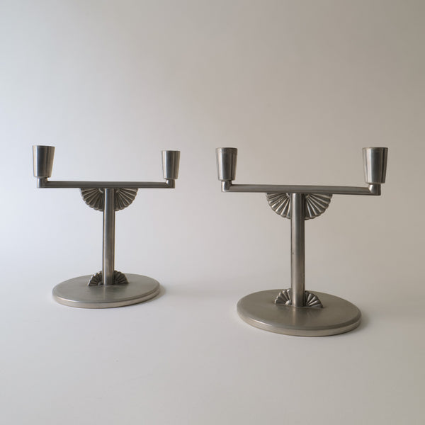 Pewter Candle holders 1930s