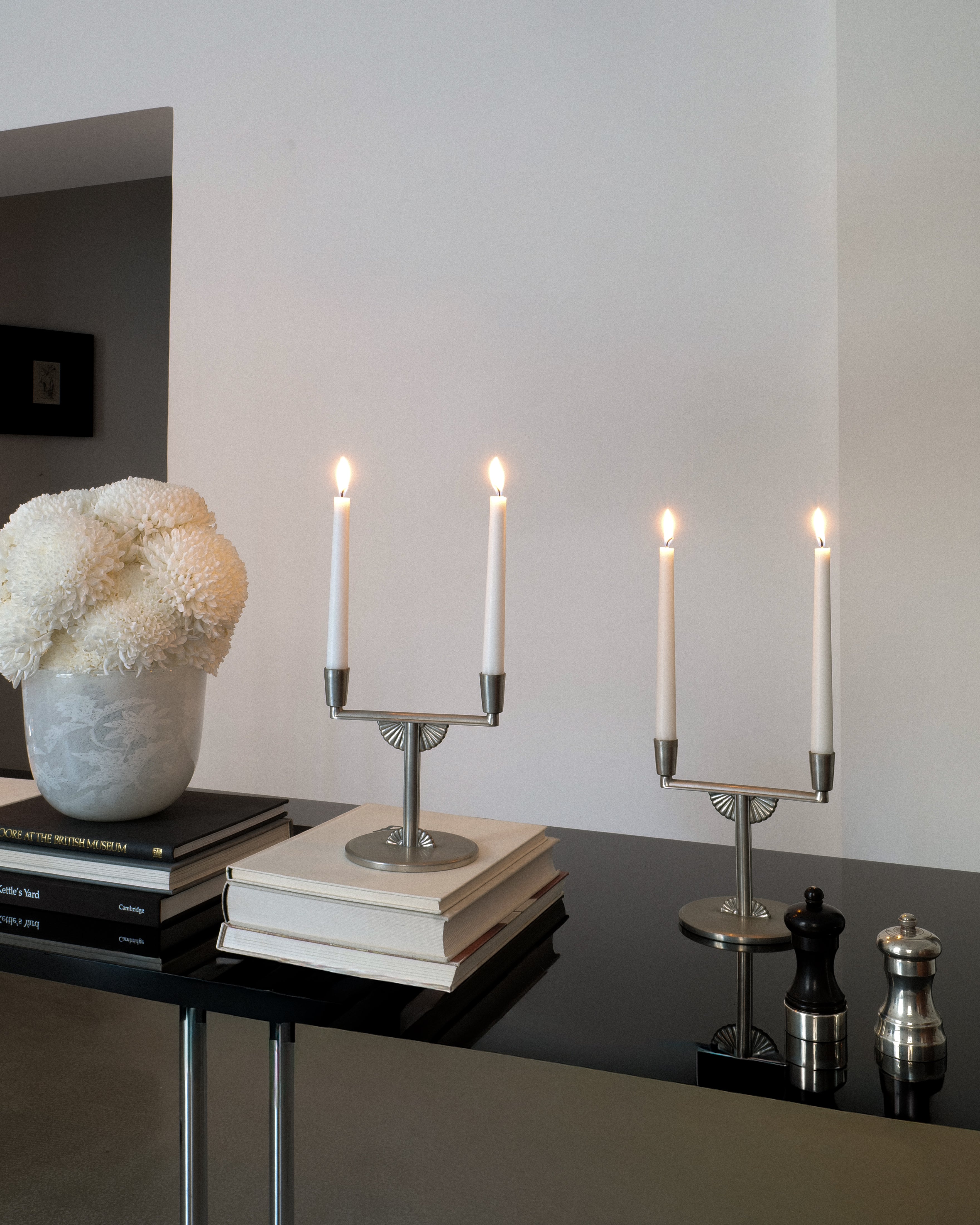 Pewter Candle holders 1930s