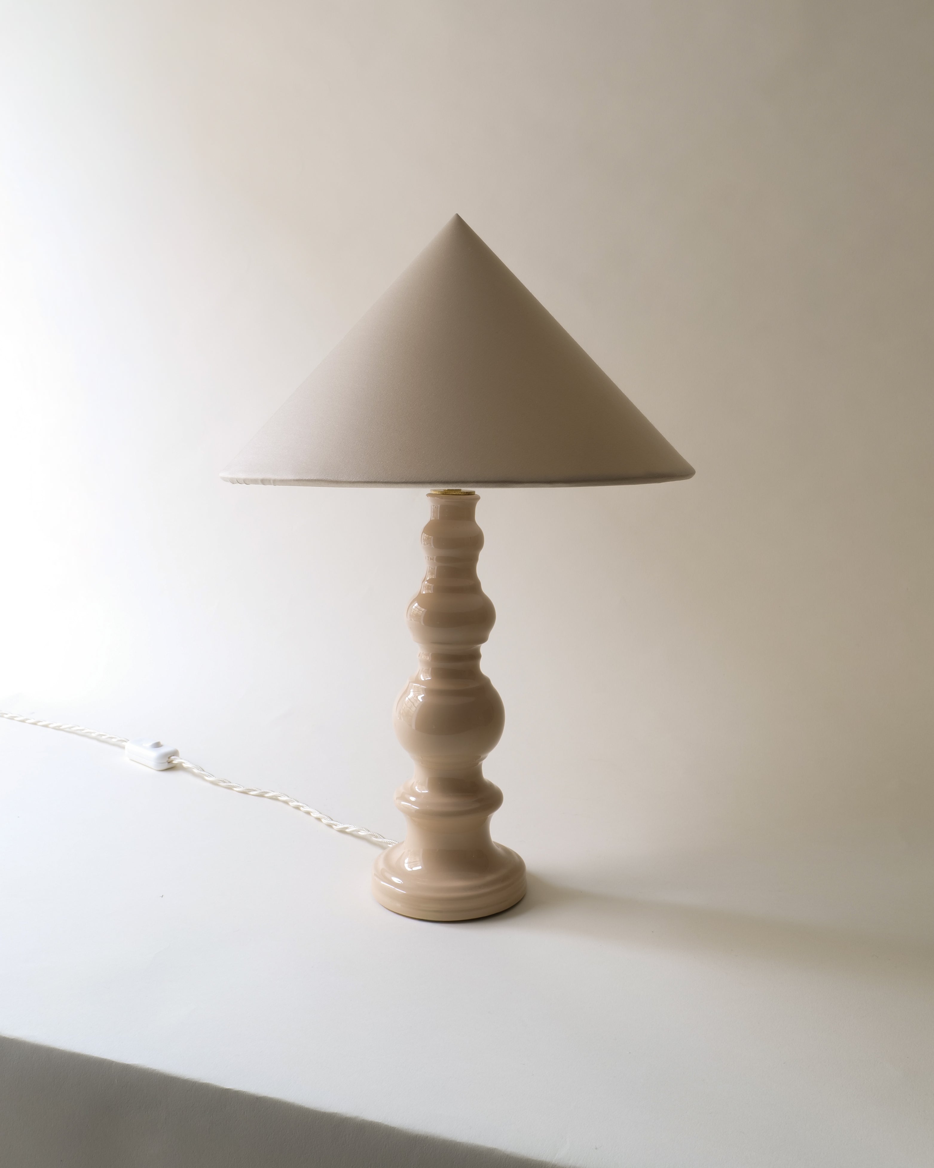 Sculptural Slender Ceramic Lamp