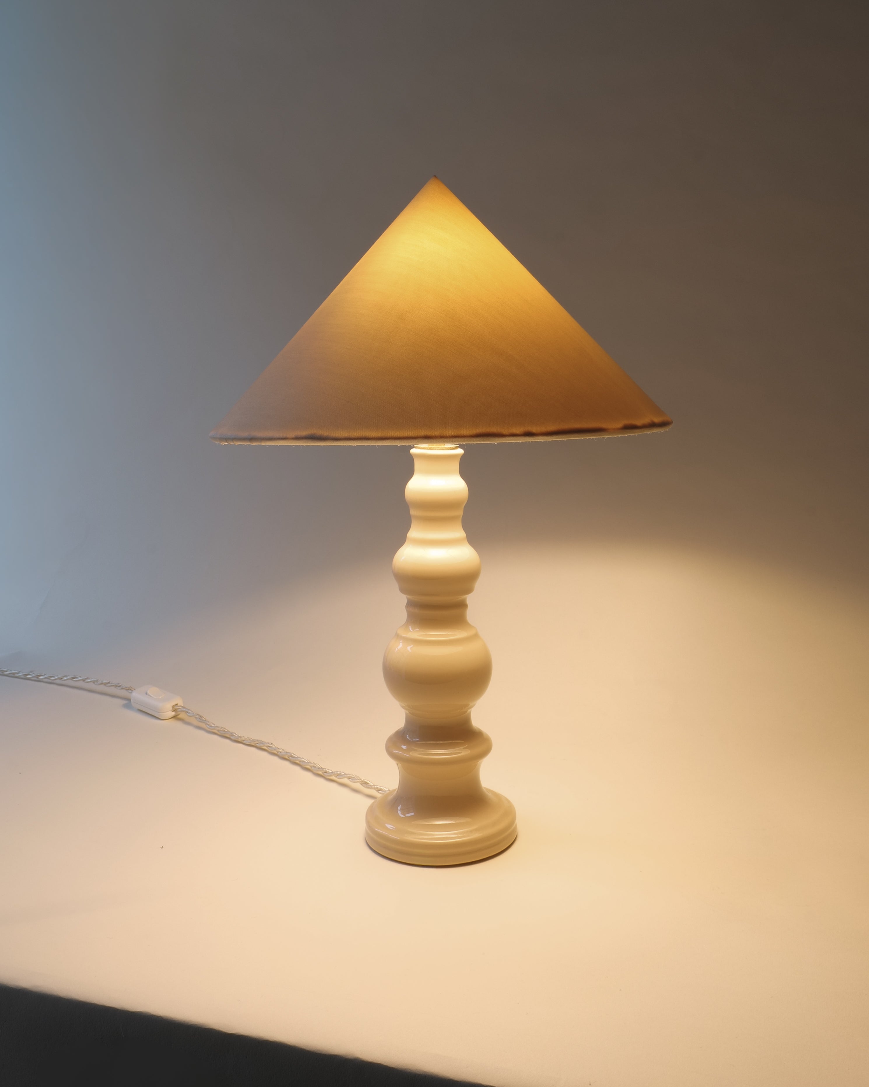 Sculptural Slender Ceramic Lamp