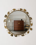Swedish Modern Brass Mirror 1940s