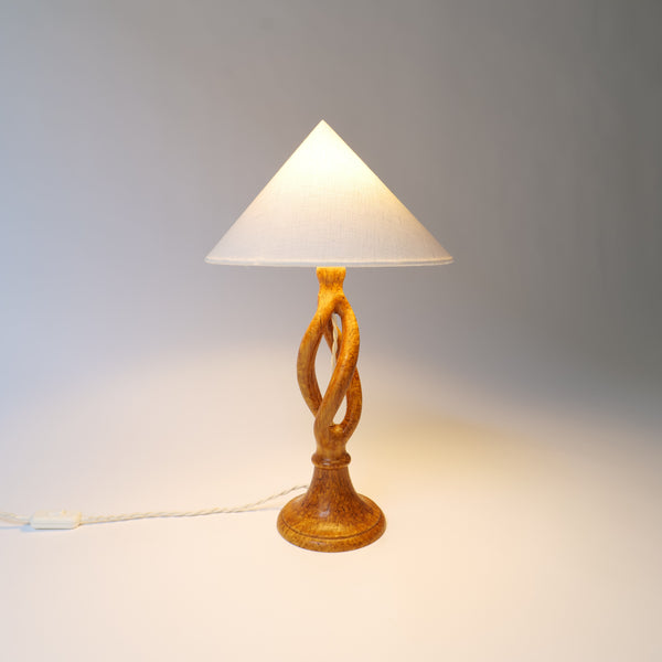 Twisted Birch Table Lamp 1960s
