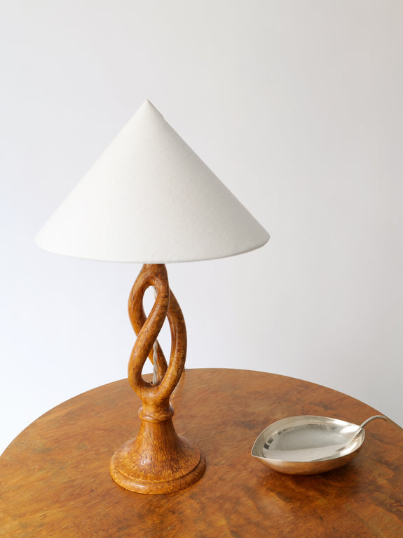 Twisted Birch Table Lamp 1960s