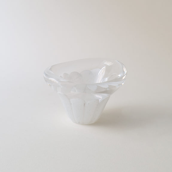 Vicke Lindstrand Glass Bowl Kosta 1950s