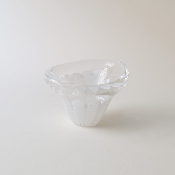 Vicke Lindstrand Glass Bowl Kosta 1950s