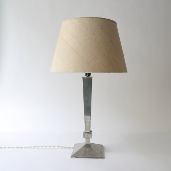 Swedish Grace Pewter Lamp