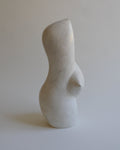 large, composite, sculpture, abstract, female form, twisted, biomorphic shape.
