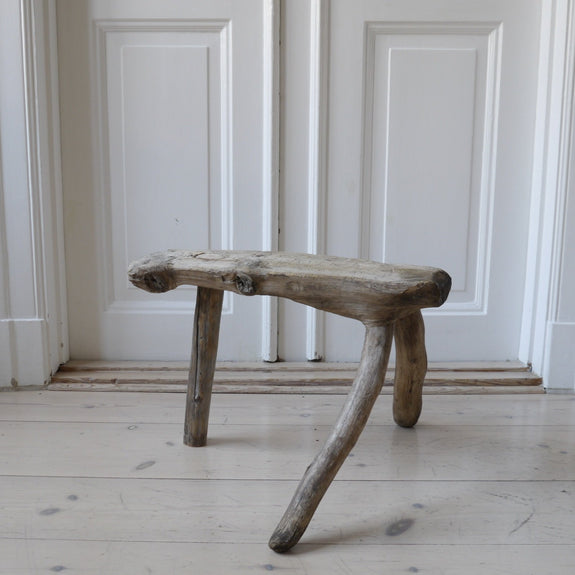 wood, primitive, aged, organic, formed, stool, grey
