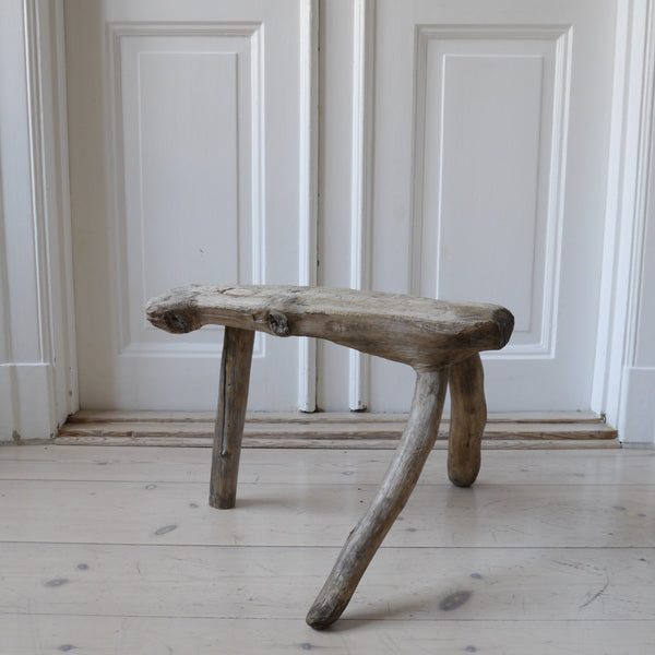 wood, primitive, aged, organic, formed, stool, grey