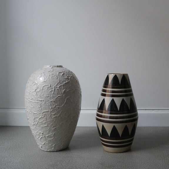 Torro Faience Floor Vase
